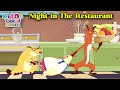 Night In The Restaurant | Jaanbaaz Murga Funny Cartoon Stories | हिंदी कहानियां Hindi Kahaniya