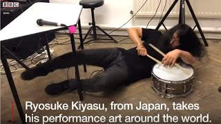 @RyosukeKiyasu - Interview at BBC News in UK | September 6, 2018 #drummer #percussionist  #drums