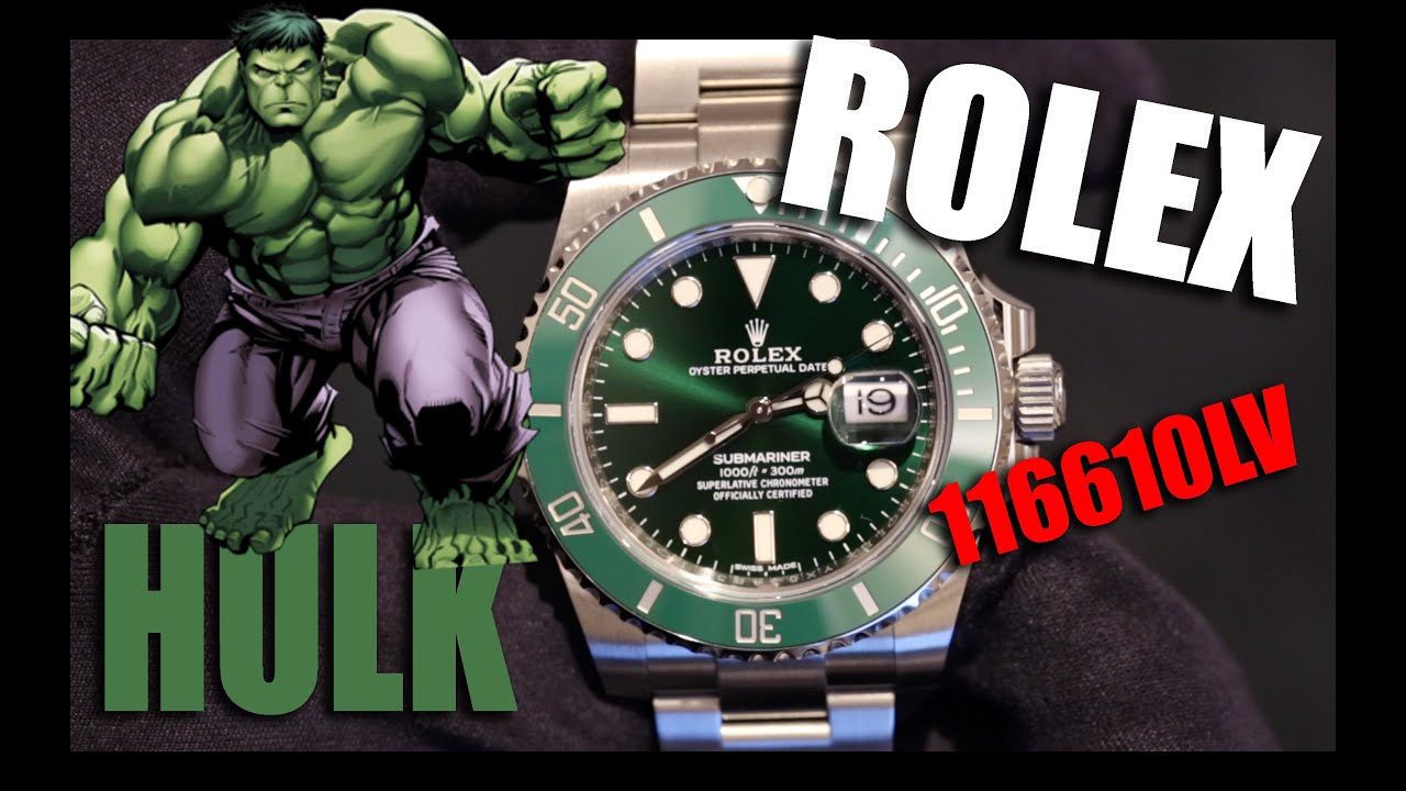 Stunning video footage of a (fantasy) yellow gold Rolex 'Hulk' Submariner