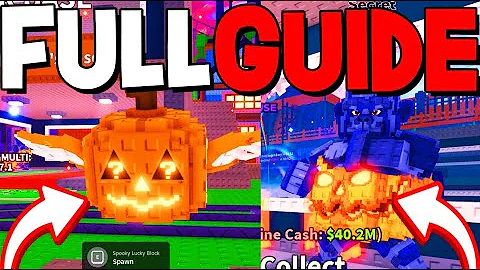 STEAL A BRAINROT UPDATE (Spooky Lucky Block & Headless Horseman) Roblox