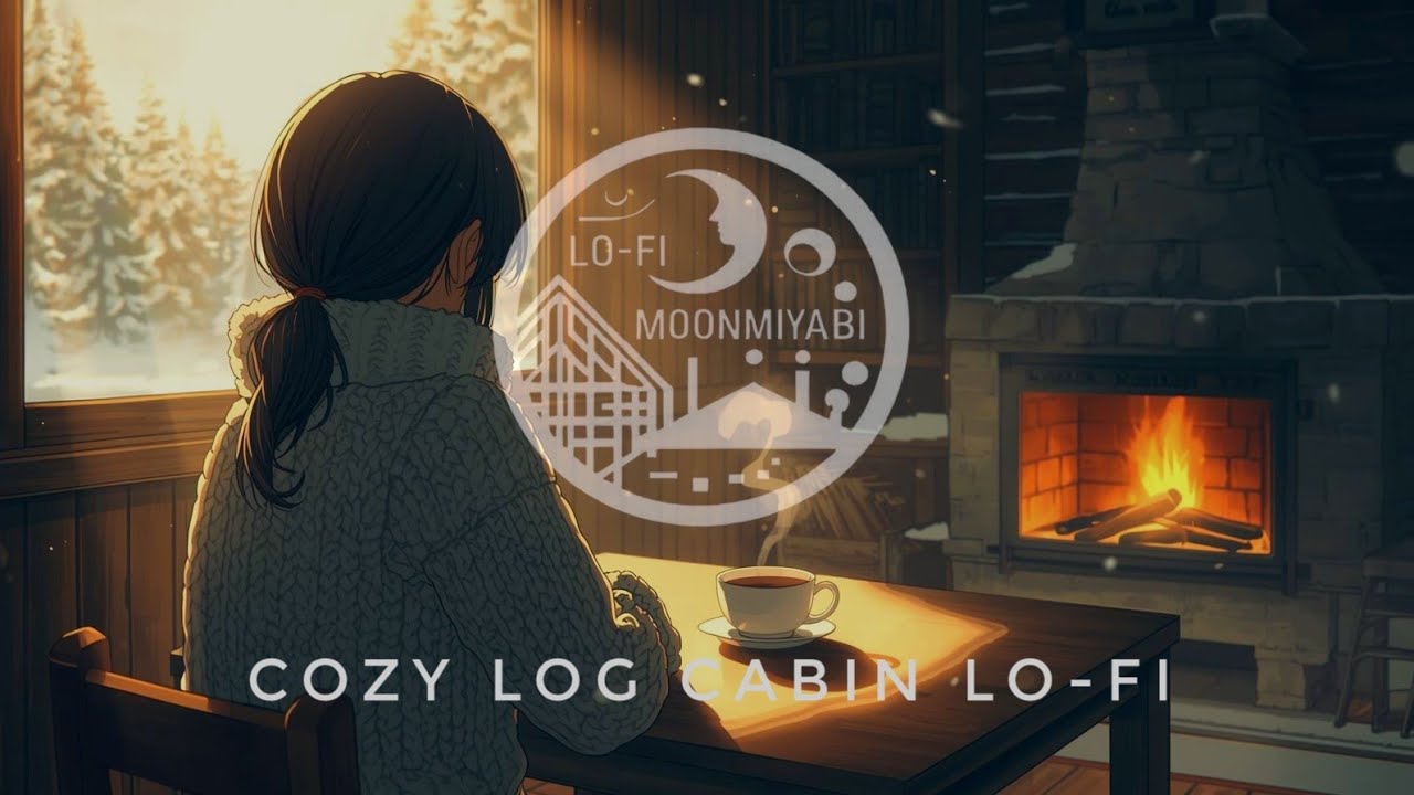【Cozy Log Cabin Lo-Fi🌃山小屋Lo-Fi】Lo-Fi　Mellow　chill　HipHop　retro　BGM　Relax　study