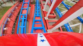 All American Triple Loop POV from Media Day at Indiana Beach