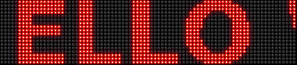 Helloworld Led Sign a HELLO WORLD LED signboard - YouTube