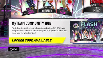 NBA 2K20 | MyTeam - Community Hub - Poll [Locker Code]