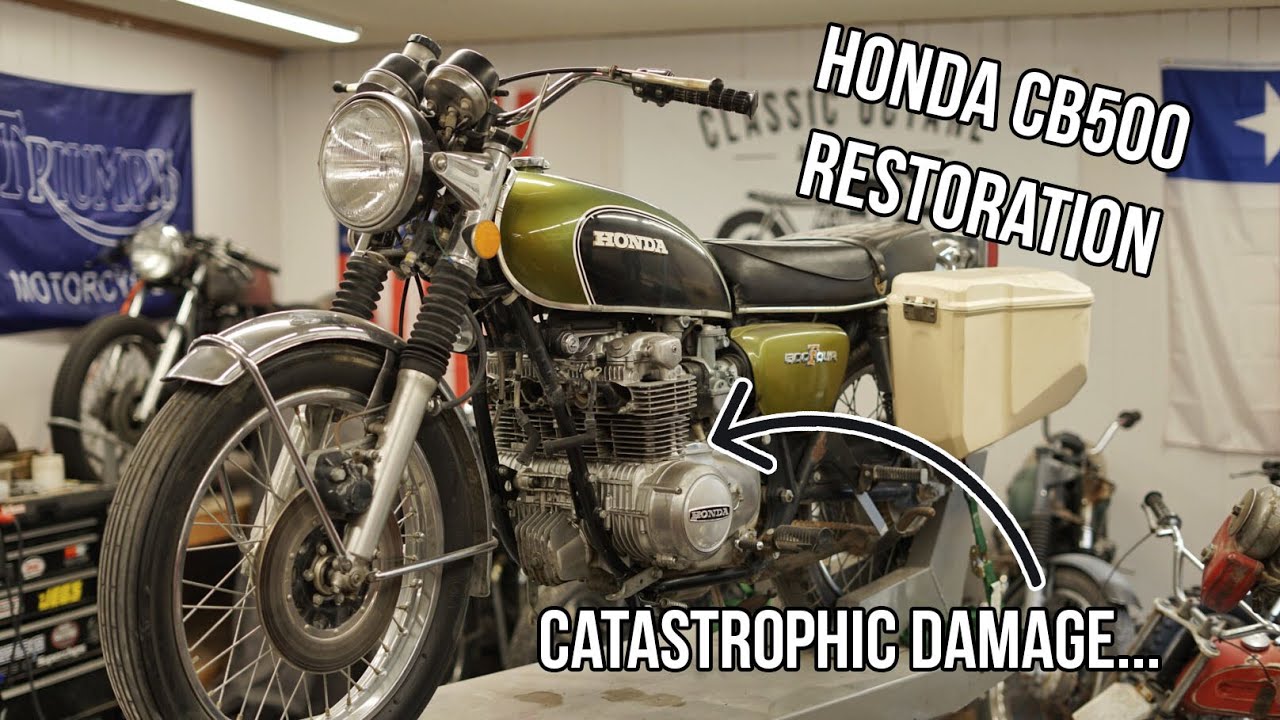 CB500 Restoration: Discovering engine damage