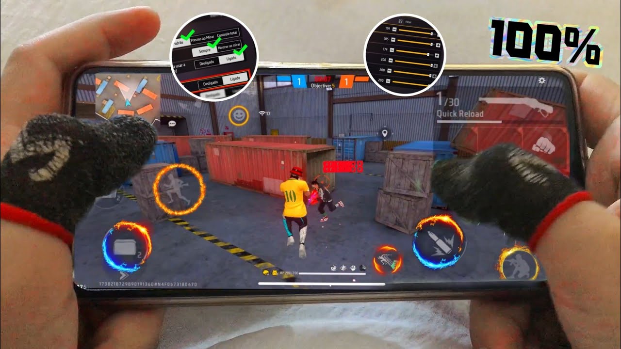 Best 2 Finger Handcam Free Fire🔥| Custom HUD + Sensitivity Settings 2025