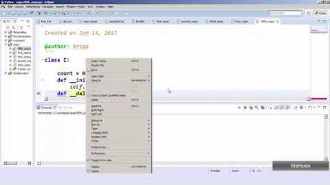 Types of methods in Object Oriented Programming - Python