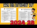 CCSU BBA 1ST, 3RD & 5TH SEMESTER EXAM DATESHEET OUT 2024 25CCSU OFFICIAL NOTIFICATION 🔔 🤯🤯🤯🤯🤯☠️☠️