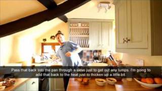 Dont let Devon go to waste - Manderine and Mincemeat Bread and Butter Pudding.wmv