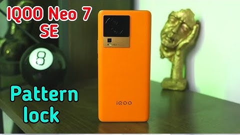 How To Set Screen Lock Pattern Iqoo Neo 7 SE, Screen Lock Password Setting, How To Set Pattern ,