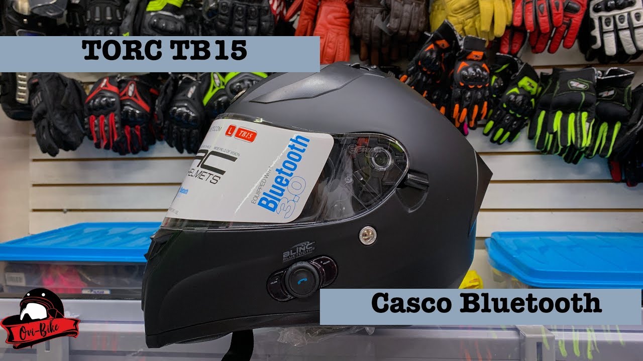 Este casco ya tiene Bluetooth "TORC TB15" I Bike YouTube