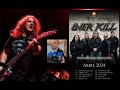 Capture de la vidéo David Ellefson (Ex-Megadeth) To Play Bass For Overkill On Their Latin America Tour!