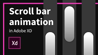 How to create a scroll bar in Adobe XD