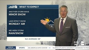 Sunday morning forecast - Snow showers today; Bigger storm coming later this week