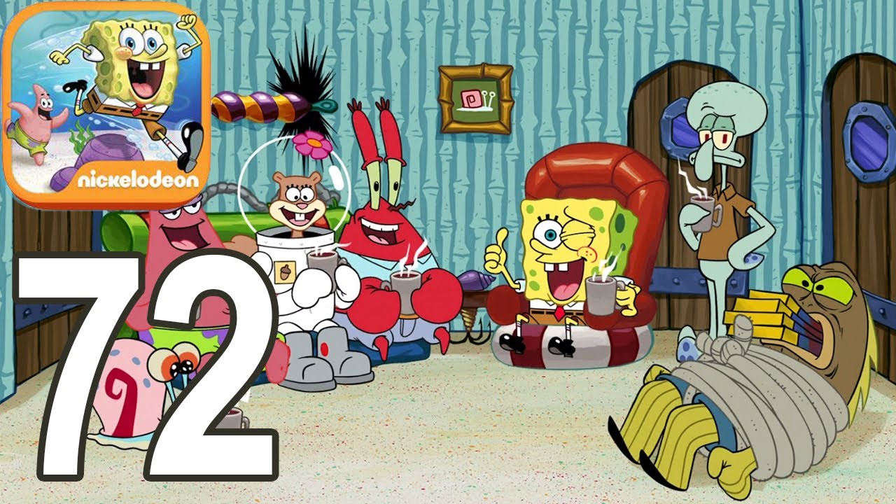 SpongeBob Patty Pursuit - Winter Waterland Complete - Видеообзор, часть 72 (iOS)