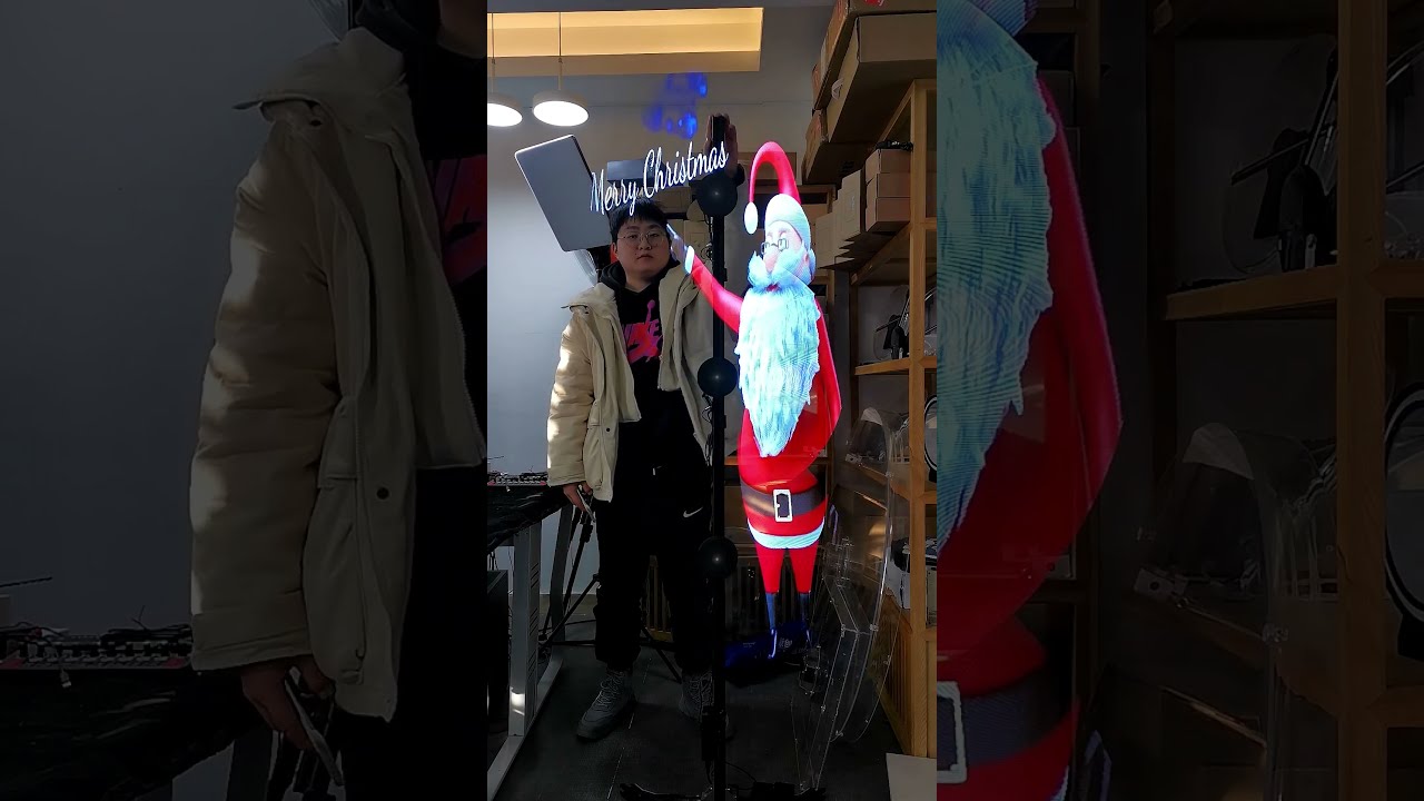 3pcs splicing model Santa Claus 