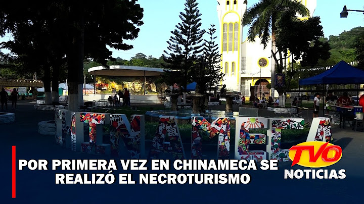 Por primera vez en Chinameca se realizo el Necroturismo.