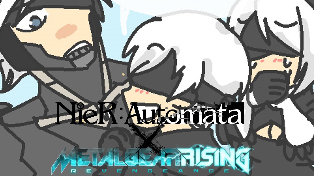 Metal Gear Rising x Nier Automata 2B and 9S Meet Raiden (Comic Dub ...