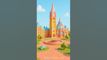 Canada Reimagined as a Whimsical Inflatable Dreamland | AI Animated Tour 🇨🇦🎈