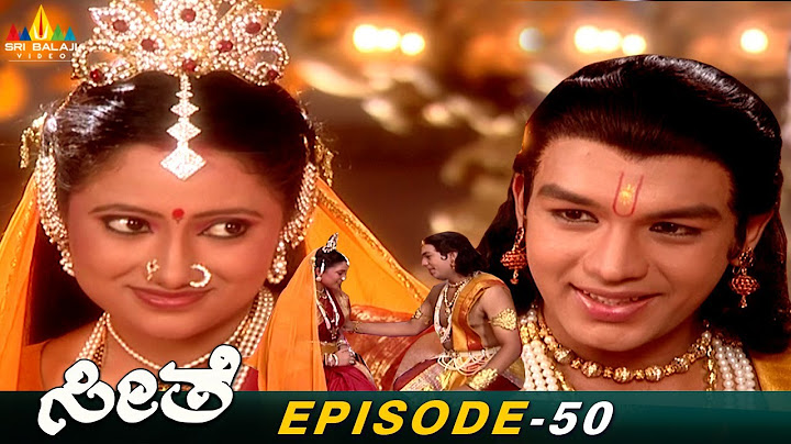 Rama Praises Sita | Seethe Kannada Bhakti Serial Episode:50 | Sri Balaji Video
