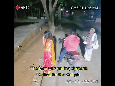 Call girl get angry CCTV footage #cctvfootage #callgirl