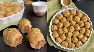 بف باستري بحشوة الشعيرية الباكستانية والفستق 😋✨ ١٥ ثانية