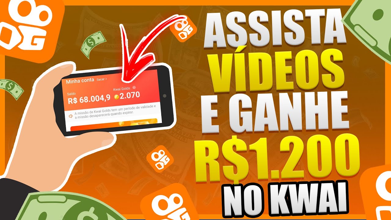 Ganhe $120.00 Por 7 Minutos Minutos no KWAI [ASSISTINDO VÍDEOS] Como Ganhar Dinheiro no Kwai