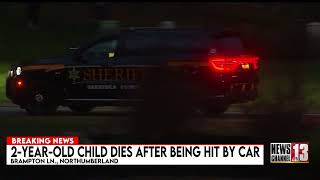 2-year-old child dies in Saratoga Co. after being hit by car