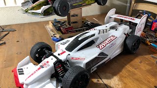 Arrma limitless 8s #2 MMX8S with a castle 1515 2200 kv motor setting up diff for speed pass