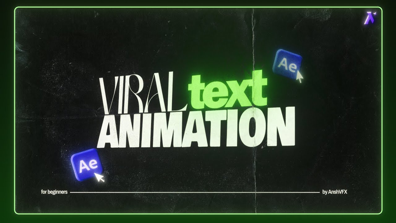 How to make VIRAL Text Animation (After Effects Tutorial) - YouTube