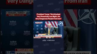 President Donald J. Trump provides an update on U.S. Forces retaliatory strikes against Iran.
