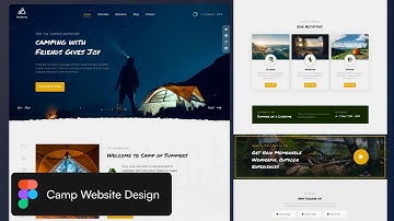 How To Design A Camping Website In Figma Using Figma