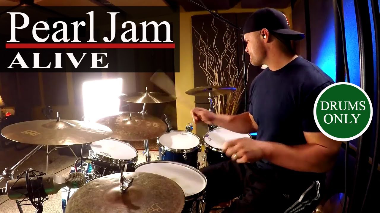 Pearl Jam Alive Isolated Drums Only (🎧High Quality Audio) YouTube
