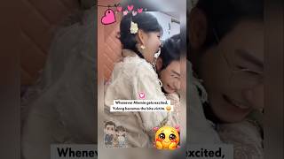 Whenever Miemie Gets Excited, Yulong Becomes The Bite Victim.