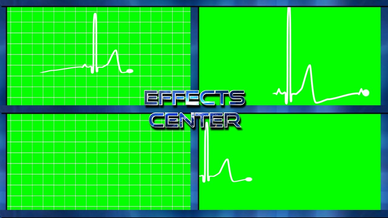 Heart Pulse Monitor / Monitor de Pulso Cardíaco – Green Screen / Chroma Key