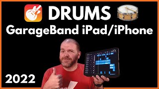 How to use DRUMS in GarageBand iPad/iPhone | 2022 Edition screenshot 2