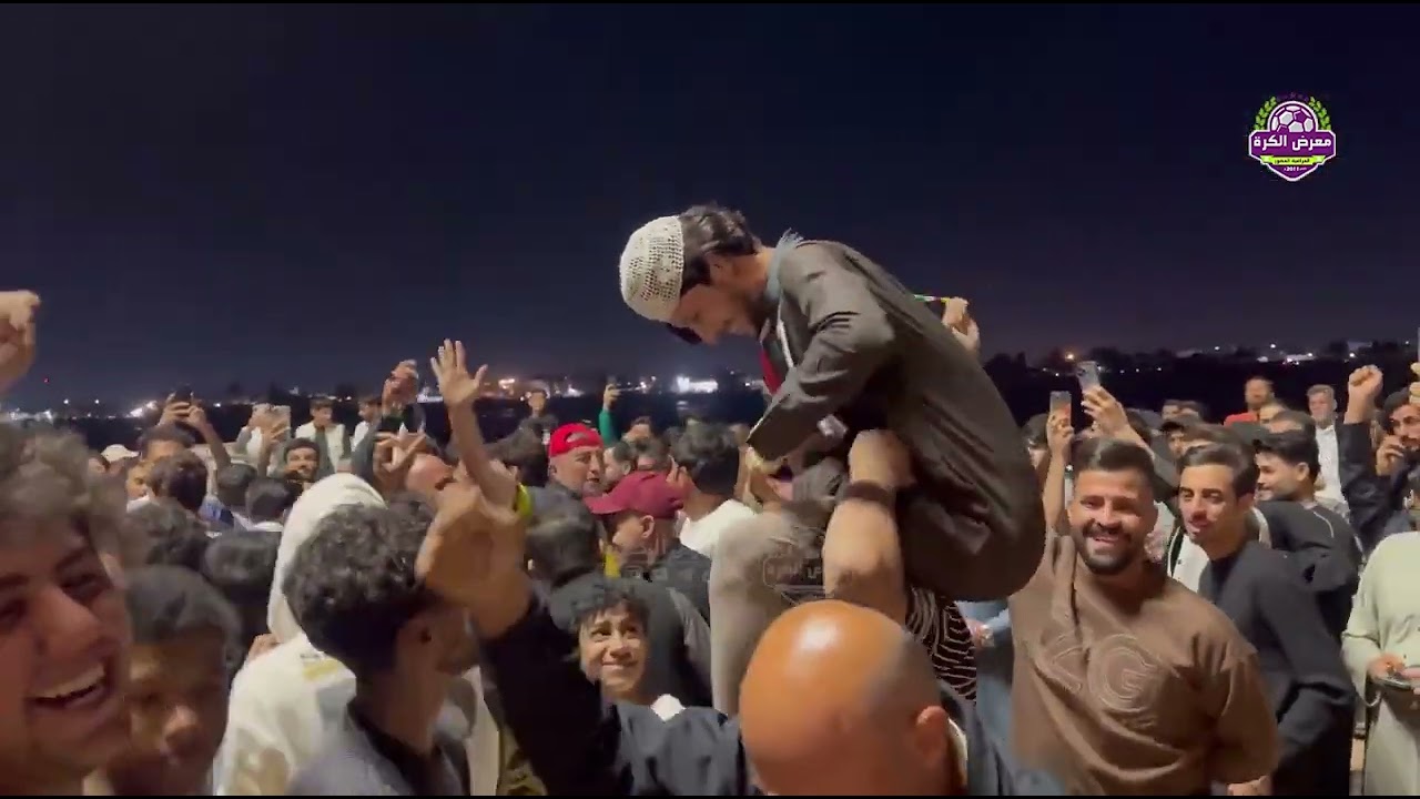 Под мелодии курдской дабке… Болельщики Эрбиля зажигают атмосферу на набережной Басры.