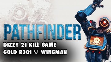 Dizzy Reacts 21 Kill Game With Pathfinder Golden R301 + Wingman