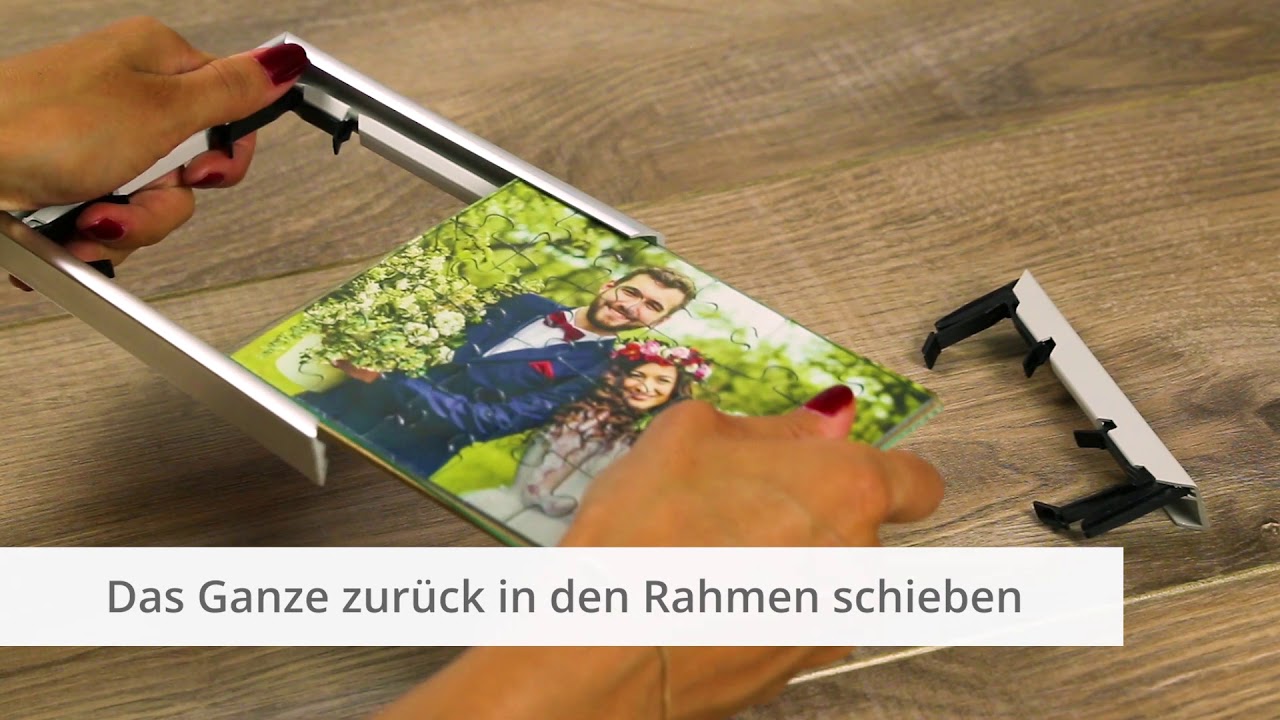 Fotopuzzle De Puzzle Rahmen 24 Teile Youtube
