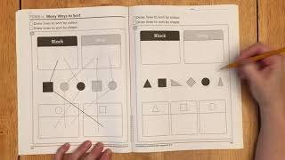 Sorting Shapes continues Jump Math - Thursday