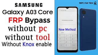 a03 core frp unlock without pc | a03 core google lock bypass 2022 | sm-a032f frp bypass
