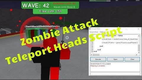 Roblox Exploiting - Zombie Attack[OP SCRIPTS]