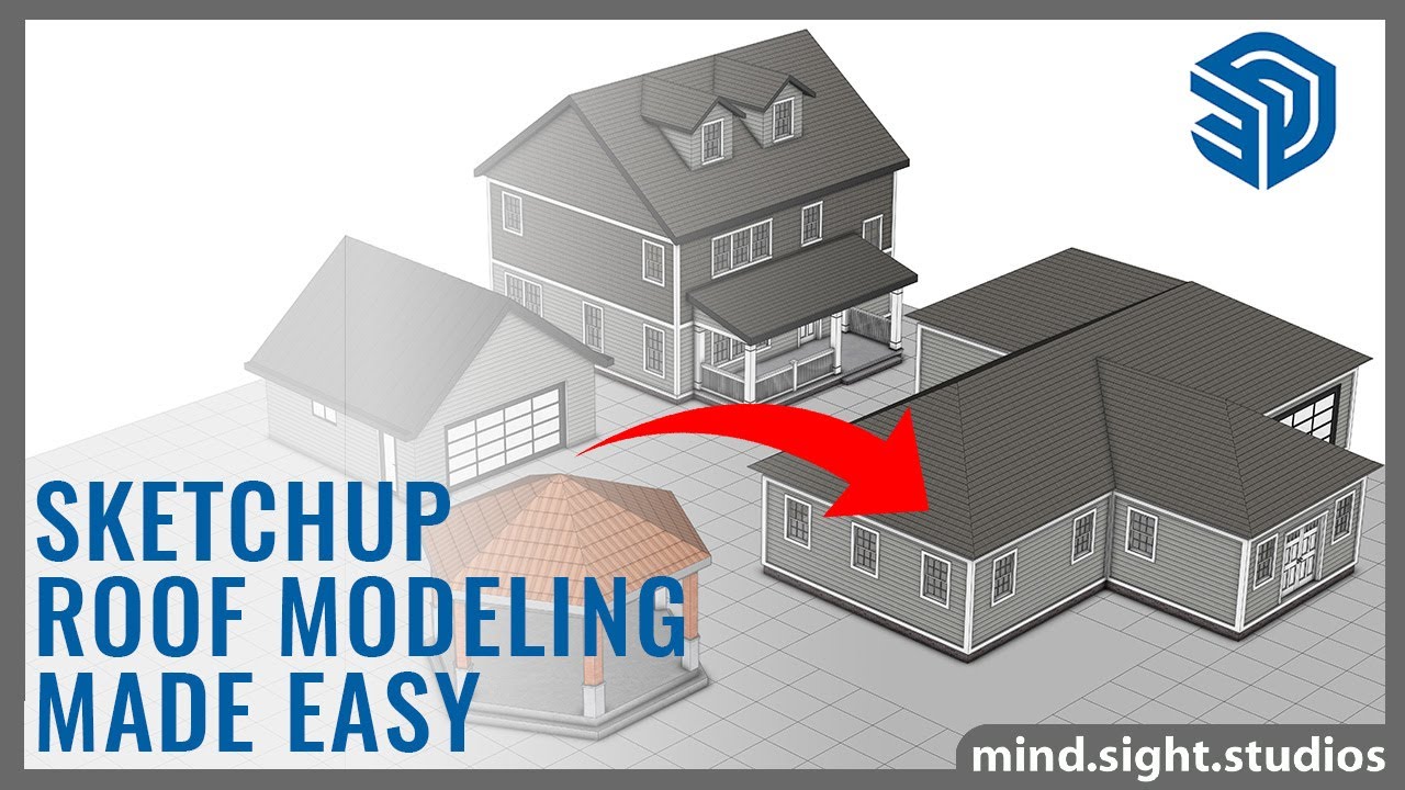 SketchUp Roof Modeling Made Easy!