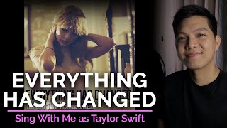 Everything Has Changed (Male Part Only - Karaoke) - Taylor Swift ft. Ed Sheeran chords