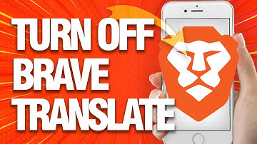How To Turn Off And Disallow Brave Translate On Brave Browser (Mobile)