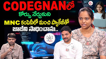 Codegnan Student Success Story | Job in MNC Company | Best Coding Institute In Hyderabad | #codegnan
