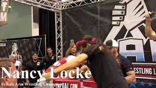 Nancy Locke Arm Wrestling Information