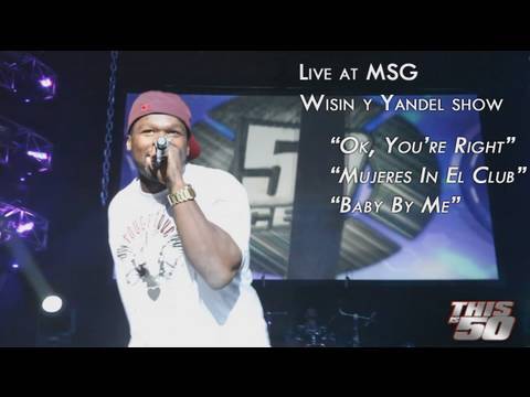 50 Cent  @Madison Square Garden with Wising Y Yandel | Live Performance | 50 Cent Music mp3 ke stažení