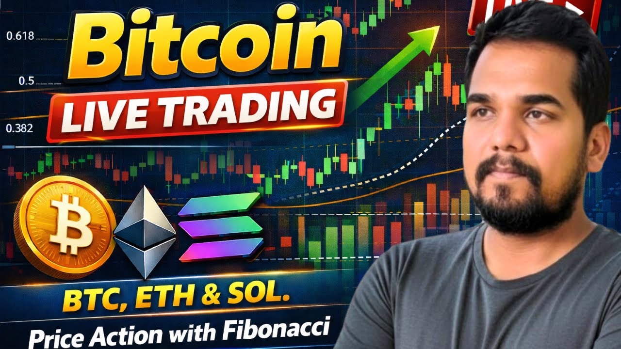 Bitcoin live trading | Btc Live | 16 Jan | Crypto Trading With Varad | 