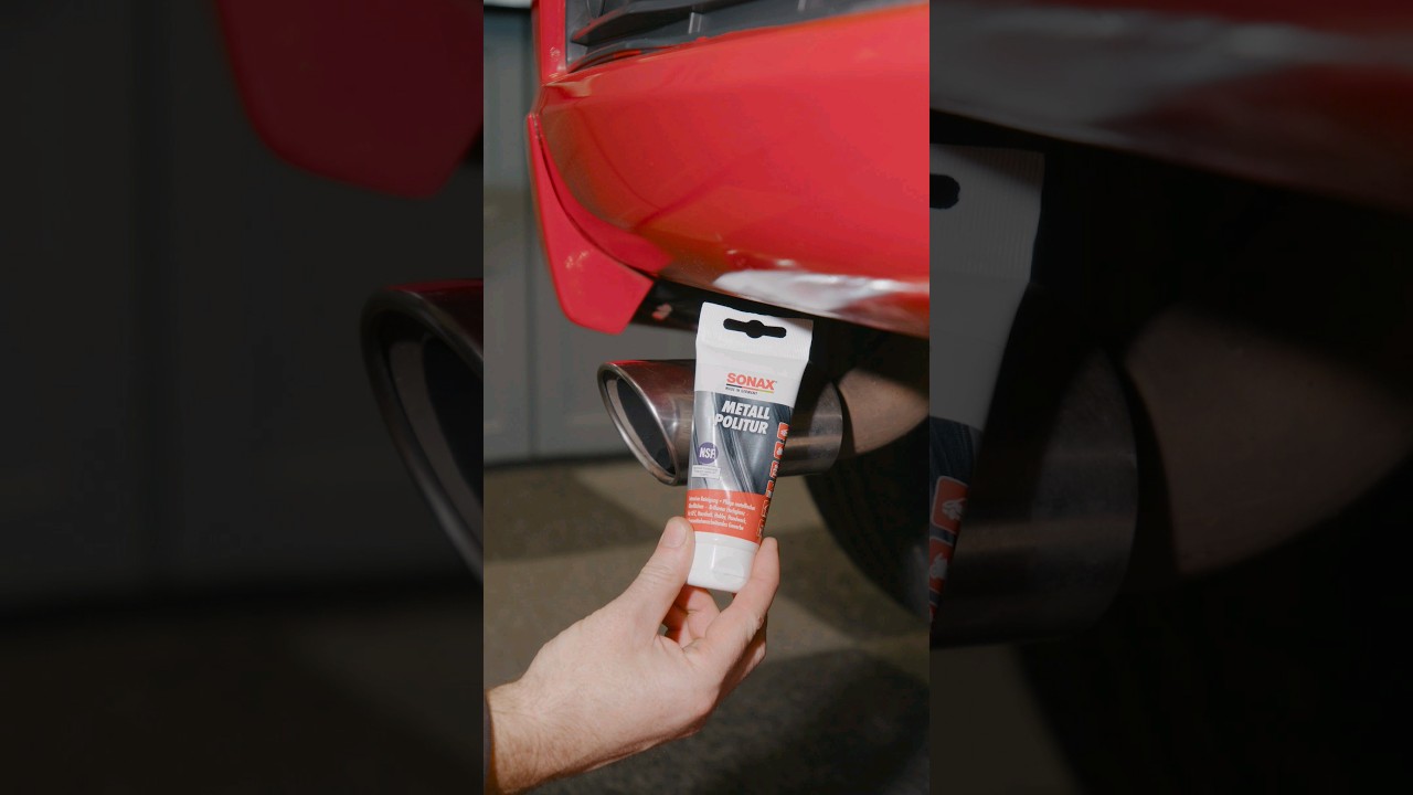 Easily get that mirror finish on your metalwork with SONAX Metal Polish 🙌For all metal types